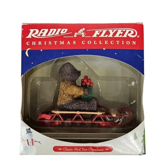 Radio‎ Flyer Christmas Collection Model 110 Classic Sled Tree Ornament - Picture 1 of 11